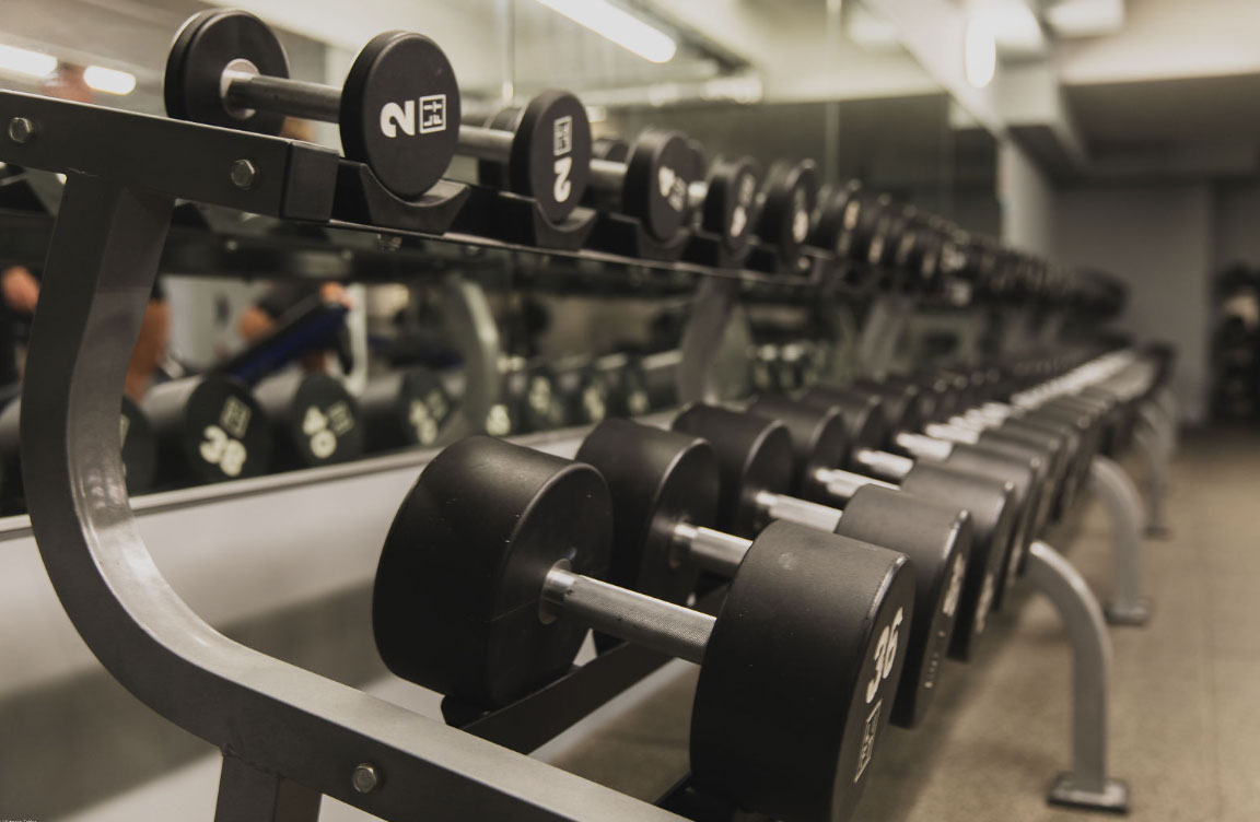 Lift Gym in Edinburgh Dumbell Racks